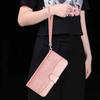 For Infinix Smart 8/itel A70/Tecno Spark 20,Go 2023...Elegant Universal Leather Wallet Phone Case with Wrist Strap Multi-Functional Protective Cover