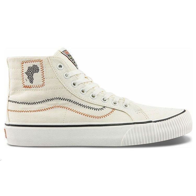 Vans Juju Surf Club X Sk8 38 Decon Vr3 Sf Canvas Classic Casual High-Top Skate Shoes Unisex Sneakers White VN0A4BX6YQ1