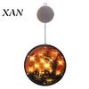 Easy Install Holiday Lighting Halloween Window Decor Light, Battery Powered Ghost Pumpkin Fairy Wall Mounted Spooky String Lantern for Party, Hanging