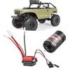 550 Brushed Motor 360A Brushed Electronic Speed Controller ESC Fit for 110 RC Car12T