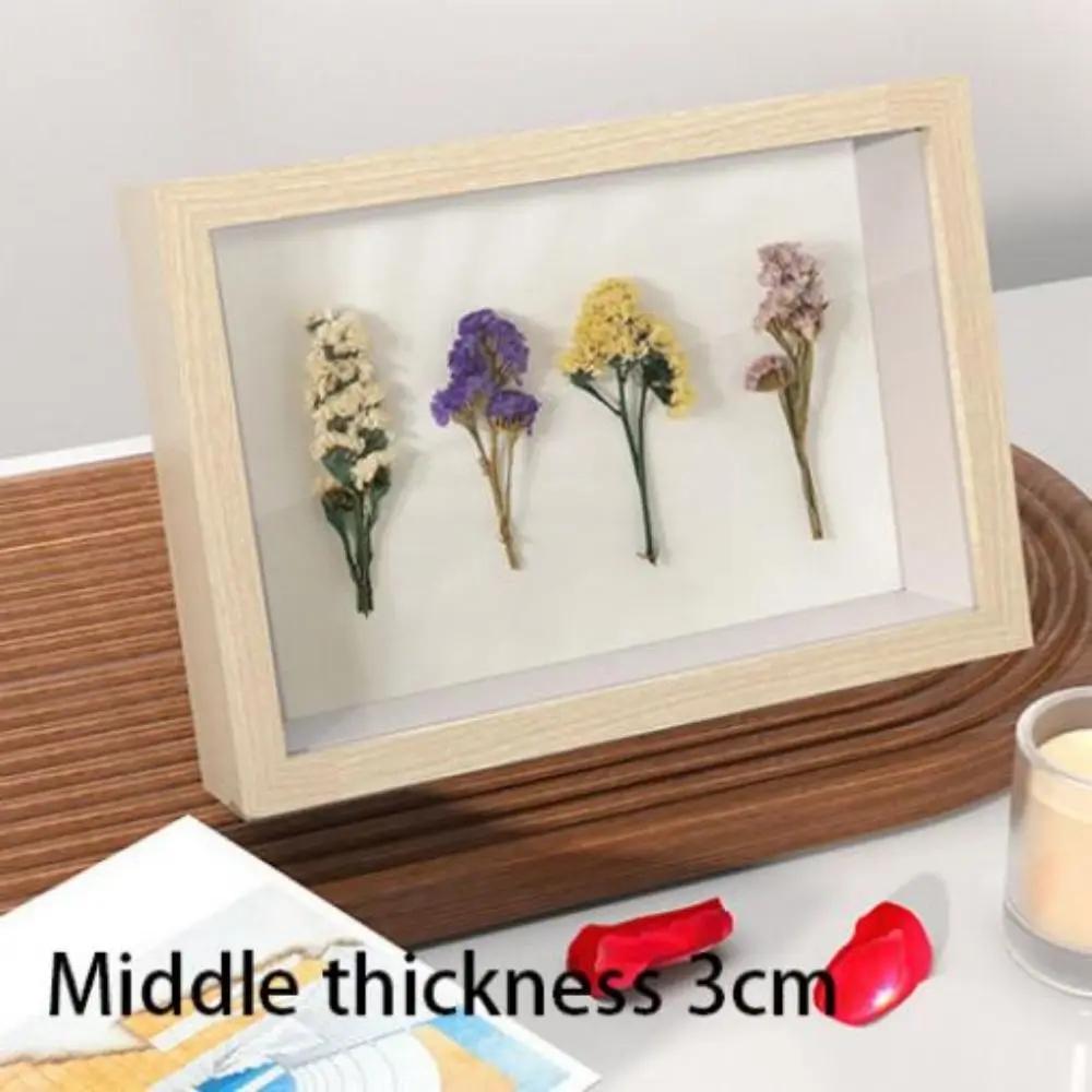 Dried Flower Shadow Specimen Range Deep Box Display Box Picture Memory Case Frame Box Photo Display