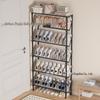 Multi-Layer Wall-Mounted Shoe Rack for Entryway or Hallway