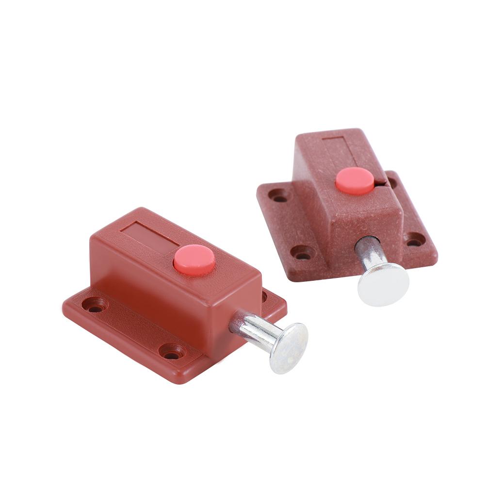 Durable Window Accessories Door Hardware Lock Door Bolt Spring Loaded Push Button