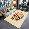 Tappeto Teschio Faccia Sorridente Creativo Divertente per Soggiorno Camera da Letto Corridoio Alfombra Antiscivolo Tappeto Divano Zerbino Decorazione Casa Tapete