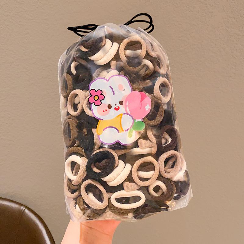 Hair Bands for Girl Kids Colorful Nylon Scrunchie Hair Ties Rubber Band Kids Elastic Hair Leagues Girl Hair Accessories