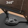 MultiAngle Rotating Laptop and Tablet Stand Foldable and Adjustable Reading Stand with Spring Clip for Easy Travel