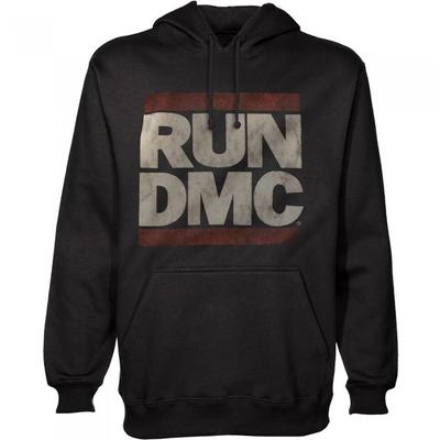 Run DMC Unisex Adult Logo Pullover Hoodie