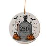 Halloween Acrylic Ornaments - 2D Flat Hanging Decor for Home, Party and Holiday Decorations