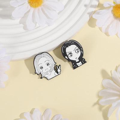 Comic Girls Nana Enamel Pin Classic Japanese Anime Character Brooches Lapel Backpack Badge Cartoon Jewelry Gift