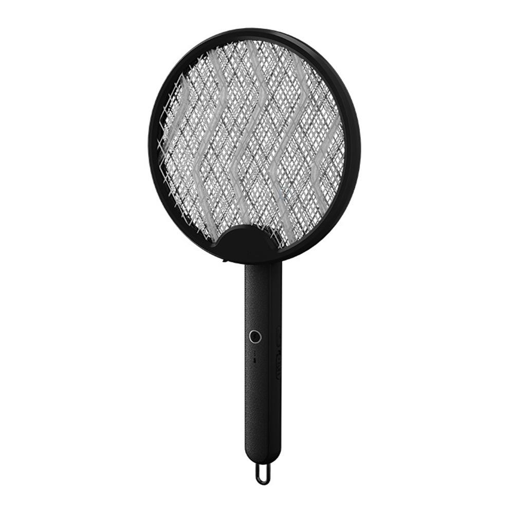 

Ручная складная мухобойка USB зарядка электрошок мухобойка бытовая 1-Black