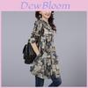 Versatile Autumn Long Sleeve Blouse Featuring Classic Printed Patterns For Everyday Wear