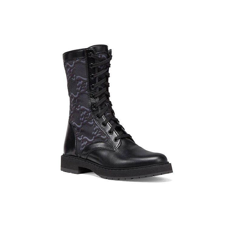 FENDI Women's Leather Biker Boot 'Black' 8T8213AGEJF1OS5