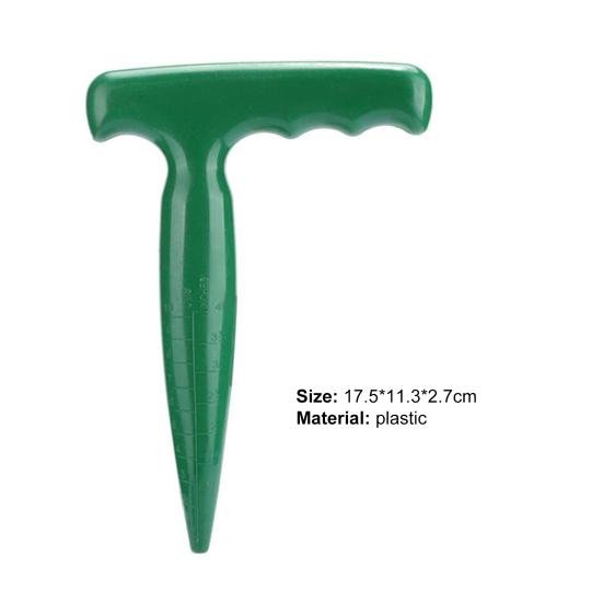 Hand-held Garden Hole Puncher Clear Scale Comfortable To Hold Lightweight Digging Hole Tool Hole Digging