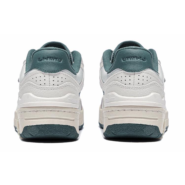 New LiNing RSR 101 Basketball Shoes Women's White Gray Green ABCS088-2