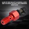 Banjo Bolt Nipple for Motorcycle, Motorcycle Banjo Bolt, Brake Master Bleed Screw, Aluminum Material,