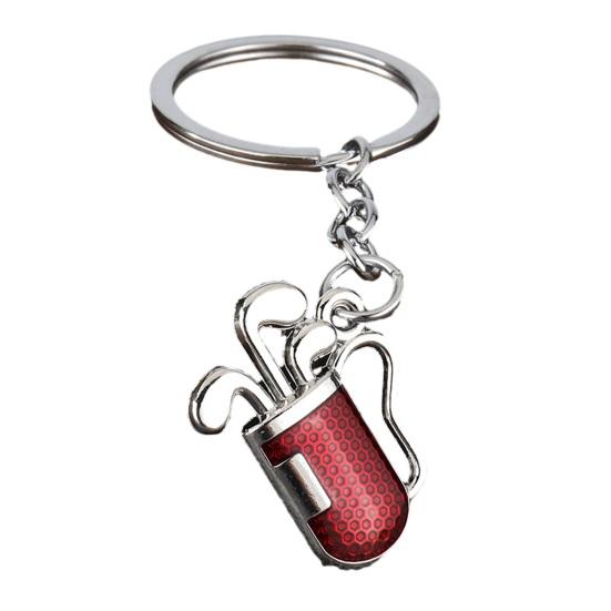 

Keychain with Golf Club Pendant Portable Creative Keyring Lightweight Practical Fun C