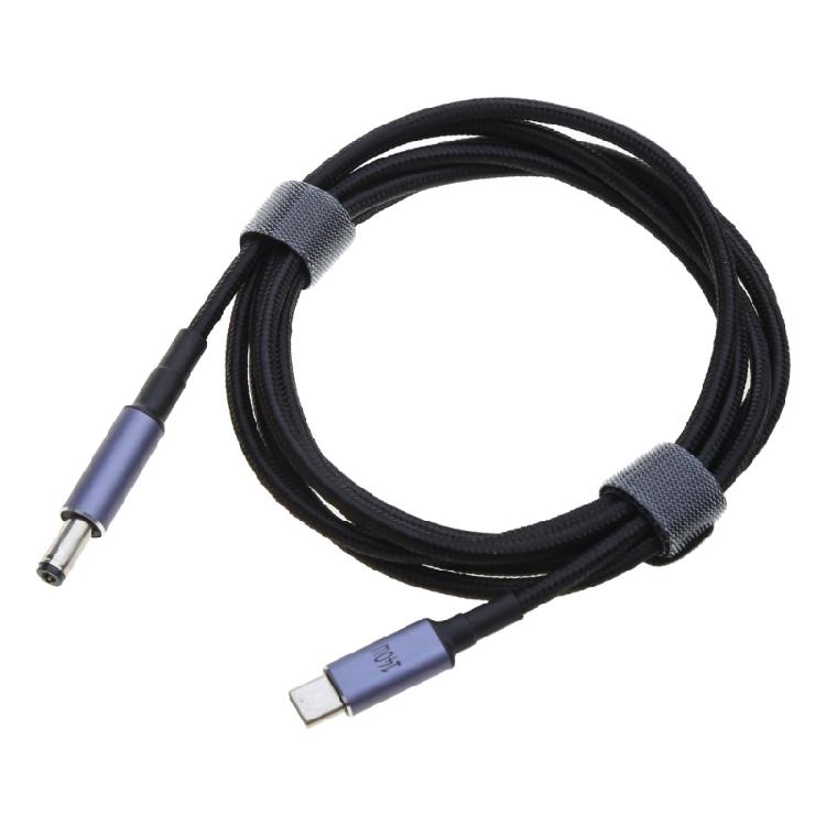 28V 5A 140W Type C to DC5.5x2.1mm 5.5x2.5mm Male Power Cable PD Charger Braided