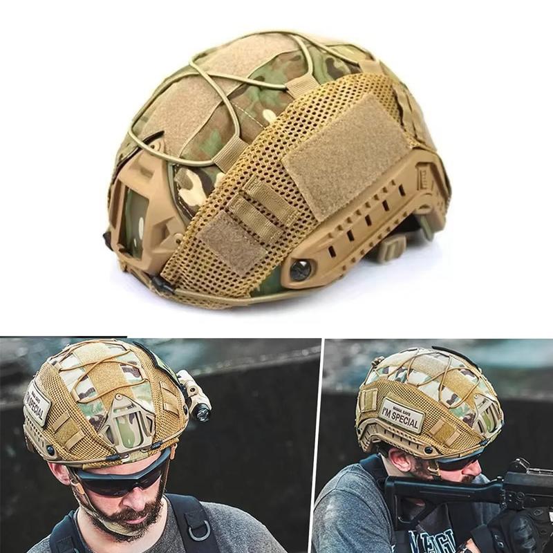 1000D Nylon Combat Helmet Cover for Fast MH PJ BJ Helmet Accessories Hunting Airsoft Headgear.with Elastic Cord