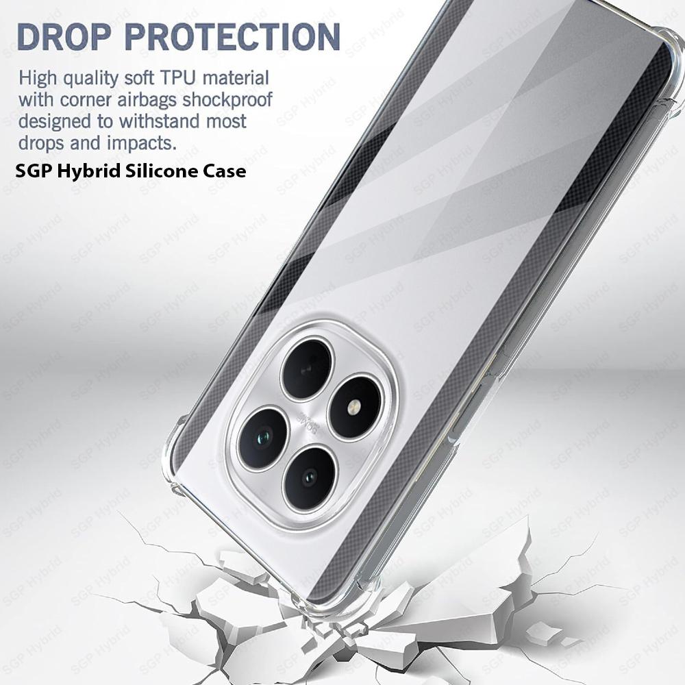 Transparente Stoßfeste Silikonhülle Coque Für Xiaomi POCO M8 Pro Hülle Linsenschutzschale POCOM8 POCOM8Pro Little M8Pro 5G Fundas