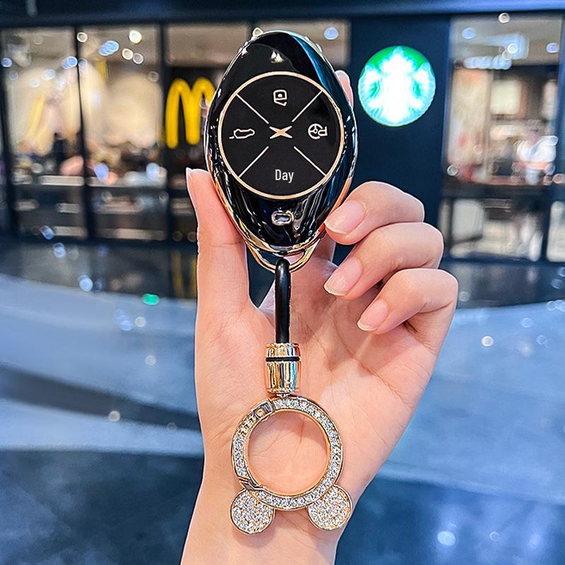 Premium Key Cover & Keychain for Xiaopeng P7, G6, New P7i, P5, G3, G3i, G9 Models