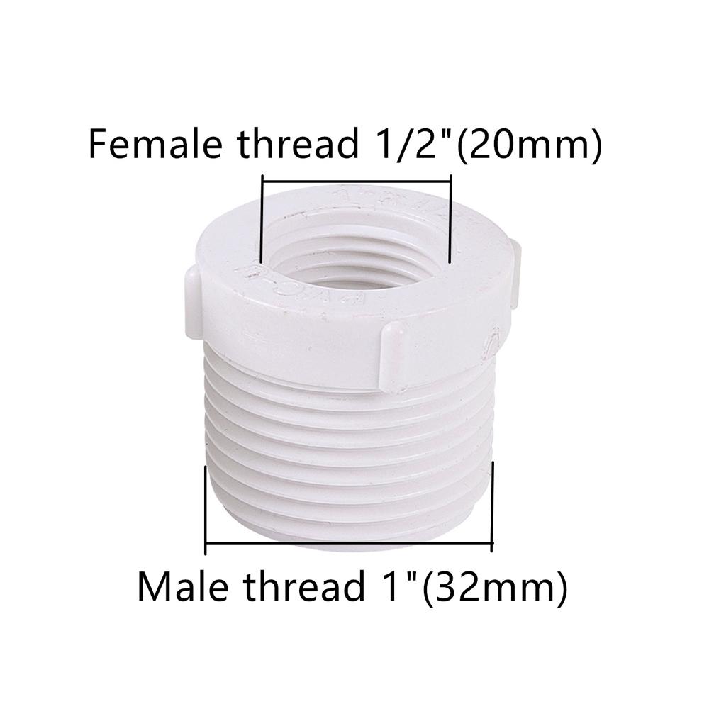 1/2" 3/4" 1" Thread Reducing Connector Water Supply Faucet Conversion Connector Irrigation Watering System Fittings