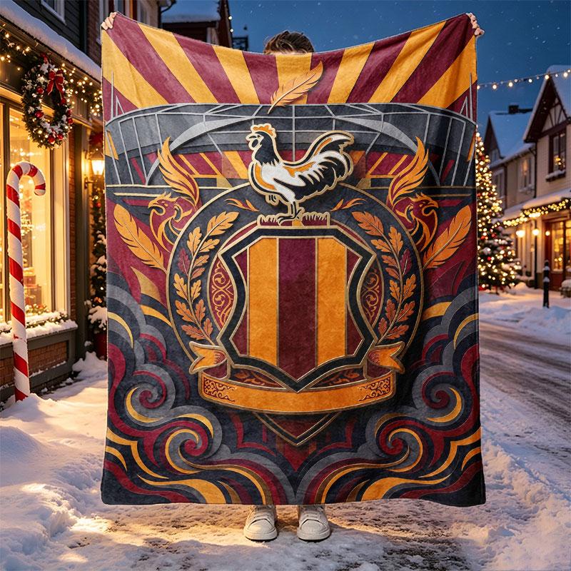 Dekorační deka Bradford City AFC pro domácnost, postel, pohovku, cestování autem, kempování, vhodná pro všechna roční období, dárek k narozeninám, Vánocům