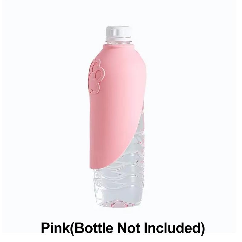 Portable Silicone Pet Water Bottle, Outdoor Dog/Cat Travel Drinking Bowl, Foldable Water Dispenser Interchangeable Bottle