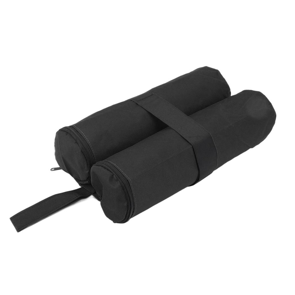 Tent Sand Bag Hook and Loop Design Tent Weight Bag Fixed Sandbags for Outdoor Tents Canopies Sun Umbrellas Black