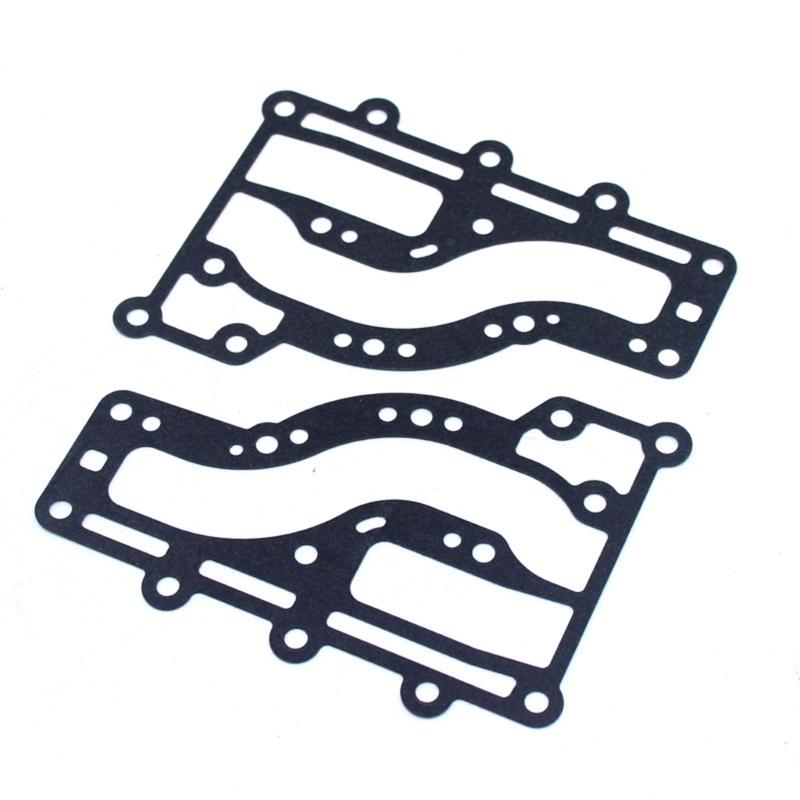 1 Pair Exhaust Inner Cover Gasket 6B4-41112-A0 63V-41112-A0 for 9.9 15 Boat Engine Gasket Replacement Accessories