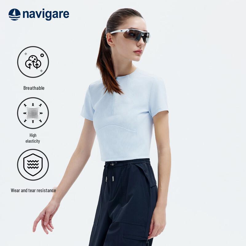 Navigare Women s Outdoor Slim-Fit Short Sleeve T-Shirt XL