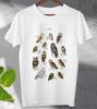Owl Birds Nature T Shirt Vintage Look Birds Lover Unisex Men's Ladies Top