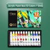 Kids' Acrylic Paint Set: Non-Toxic, Washable, Waterproof, Sun-Protected, Colorfast for Doodling & Textile Art