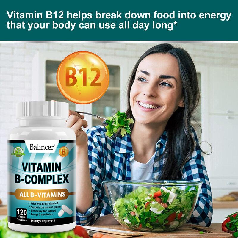 Balincer Vitamin B-Komplex, 60/120 vegetarische Kapseln