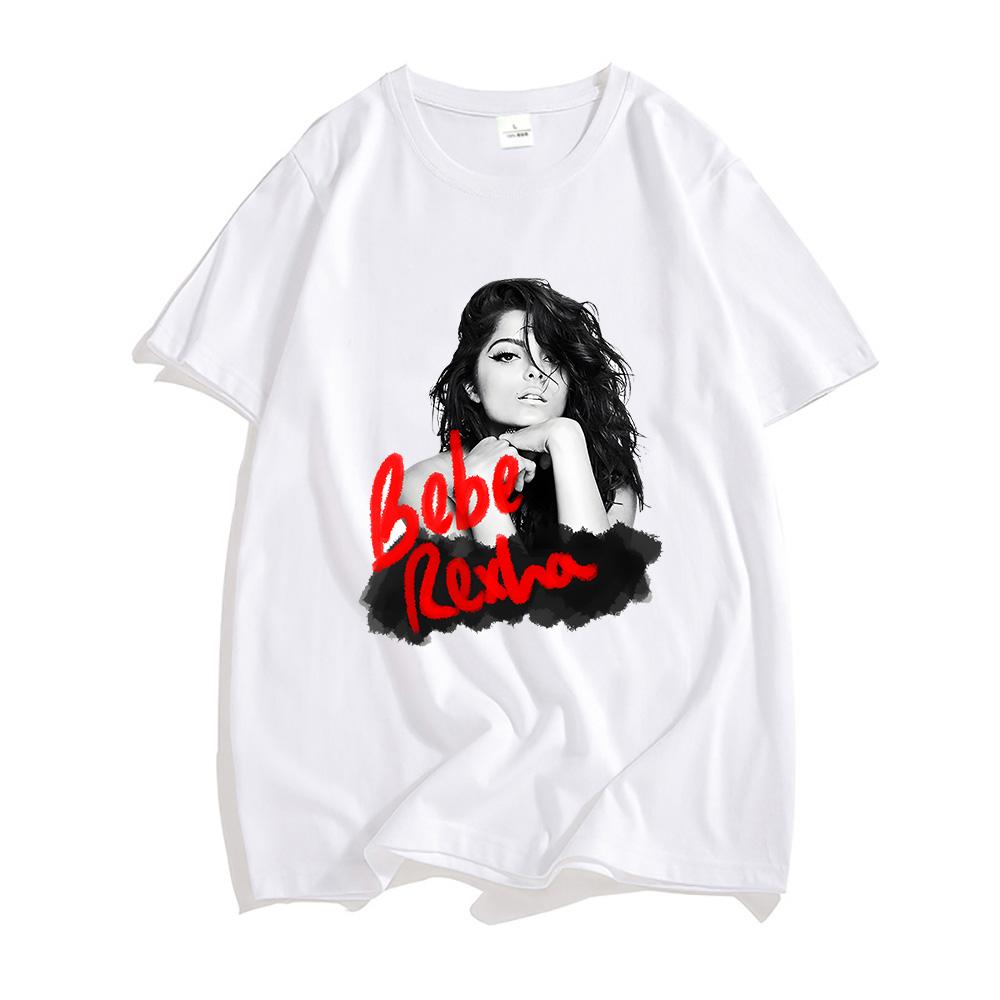 Bebe Rexha Photo Print Cotton T-shirt XXL
