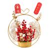 Chinese Flower Basket Ornament Decoration New Year Festival for Holiday Home