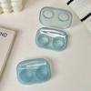 Portable Contact Lens Box Transparent Cosmetic Lenses Container New Lenses Soak Container  Travel