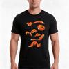 Fox Poses Tshirt Summer Casual Cotton Tee Oversized Streetwear Tops Vintage Graphic Print Loose Fit Short Sleeve