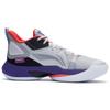 Li Ning Power 8 Basketball Shoes Men's Mid Top Microcrystalline Gray/Black/Blue ABPR035-1