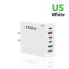 160W USB Charger Multi Ports Type C Fast Charging Phone Charger for IPhone Samsung Xiaomi Huawei Quick Charge Wall Adapter