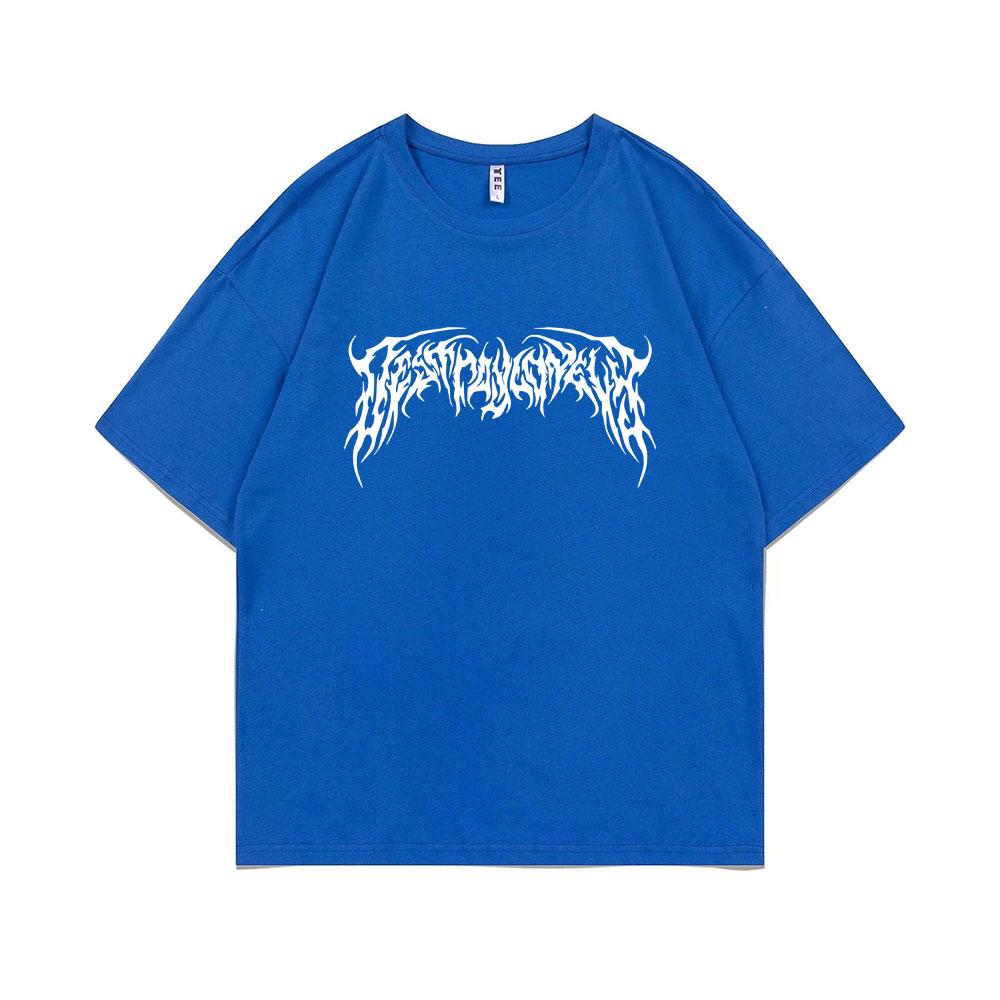 Rapper Destroy Lonely Logo Print T Shirt Man Oversized Cotton T-shirt Men Hip Hop Rock Punk Tshirt Short Sleeve Male Streetwear