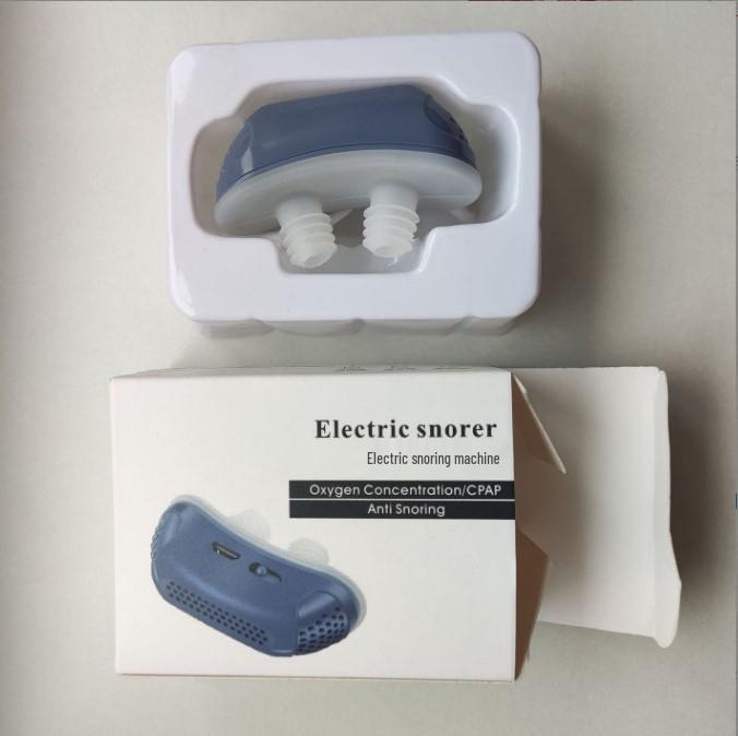 

Трансграничное импульсное устройство-крючок для ушей против храпа для взрослых Basic Version (Soft Box) синий