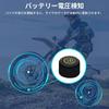 OBEST Tpms Motorcycle Air Pressure Sensor, Real-time Tire Pressure Temperature Monitor, Includes Port, QC3.0