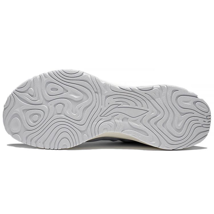 Li Ning Yue Ying Element Cushioning Low Top Running Shoes Men Sneakers Micro-Crystal-Gray ARHS007-3