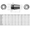 Neue ER11 Spannzange 1mm-8mm 1/8" ER Spannzange Bohrzange CNC Graviermaschine