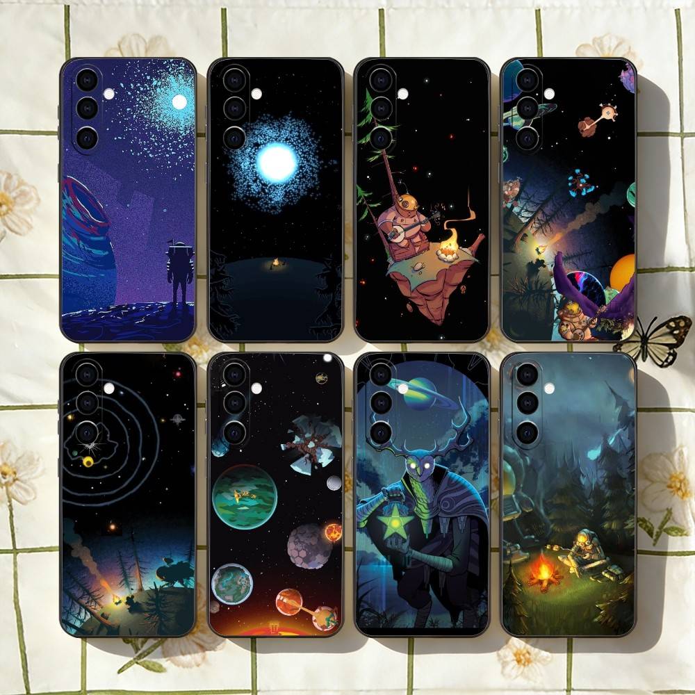 Cool Outer W-Wilds Phone Case For Samsung Galaxy A73,A72,A71,A70,A53,A52,A51,Soft Silicone Black Cover