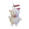 Adorable Plush Lamb Keychain Soft Cartoon Sheep Stuffed Animal Doll Birthday Gift