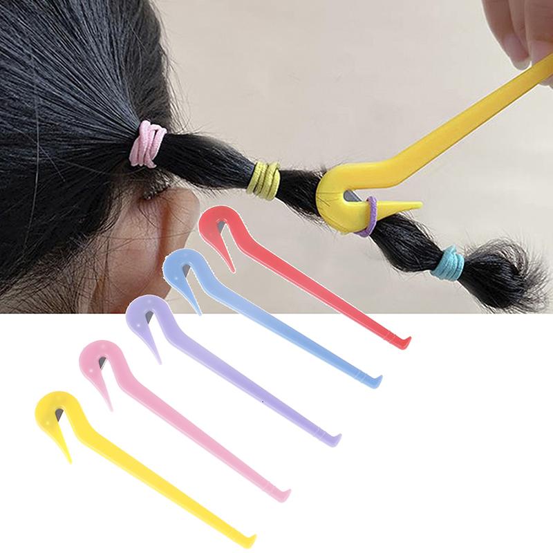 5Pcs Hair Bands Rubber Cutter Girls DIY Styling Headwear Band Cutting Tool