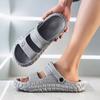 Sandals summer wear non-slip men's cool slippers fashion trend versatile thick bottom step on shit feeling comfortable beach shoes