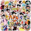 50 100Pcs Anime Dragon Ball Stickers For Kids Diy Graffiti Skateboard Laptop Water Bottle Motorcycle Cartoon Toy Decals Sticker