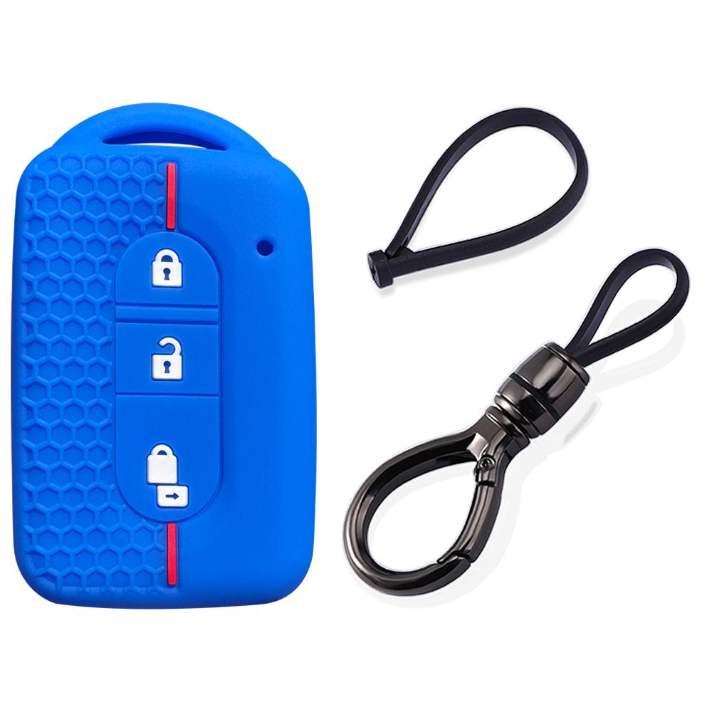 

For Nissan Micra K12 X Trail T32 Qashqai Tiida NV200 Pathfinder Kashkay Silicone Cover Key Holder Car Key Case Remote Keychain